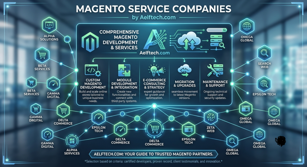 Magento Service Companies by Aelftech.com